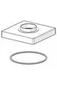 HANSA-Rosette-HANSA-75x75-mm-Chrom-1003885V gallery number 1